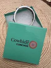 Load image into Gallery viewer, Card Theme Stretch Bracelet with Faux Turquoise
