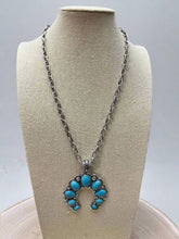 Load image into Gallery viewer, Faux Naja Pendant Necklace &amp; Earring Set - 20 inch necklace
