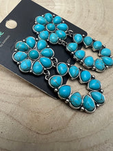 Load image into Gallery viewer, Faux Turquoise Cluster Post Earrings - 2 1/4 inch Statement Size
