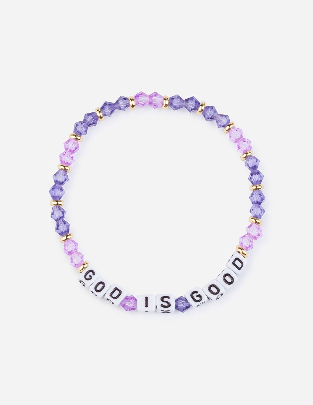 God is Good Letter Bracelet