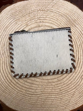 Load image into Gallery viewer, Hair on Hide Coin Purse - Brown and White
