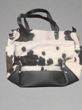 Load image into Gallery viewer, Hair on Hide Crossbody Diaper Bag  - Tons of storage

