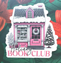 Load image into Gallery viewer, Holiday Book Club Sticker, 2.8&quot; x 3.0&quot;
