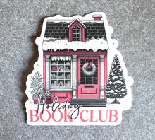 Load image into Gallery viewer, Holiday Book Club Sticker, 2.8&quot; x 3.0&quot;
