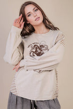 Load image into Gallery viewer, Wild West Cowgirls Graphic Knit Top - Taupe or Olive
