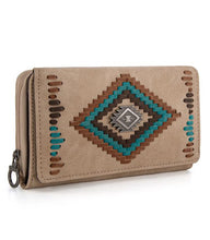 Load image into Gallery viewer, Montana West Aztec Wallet - Tan

