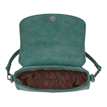 Load image into Gallery viewer, Montana West Cowhide Mini Shoulder Bag - Turquoise
