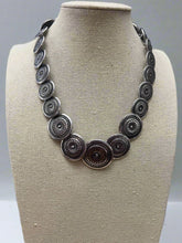Load image into Gallery viewer, Overlapping Concho Necklace - 18 inch
