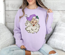 Load image into Gallery viewer, Purple Santa Hat Sweatshirt

