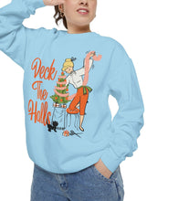 Load image into Gallery viewer, Retro Deck the Halls Crewneck Sweatshirt
