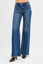 Load image into Gallery viewer, Risen Mid Rise Front Seam Wide Leg Jeans
