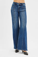 Load image into Gallery viewer, Risen Mid Rise Front Seam Wide Leg Jeans
