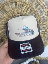 Load image into Gallery viewer, Roping Cowboy Trucker Hat 
