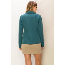 Load image into Gallery viewer, Single Button Blazer - Dusty Blue or Black
