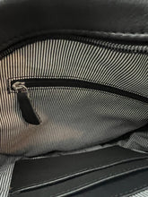 Load image into Gallery viewer, Small Canteen Bag - Black and Turquoise Metallic
