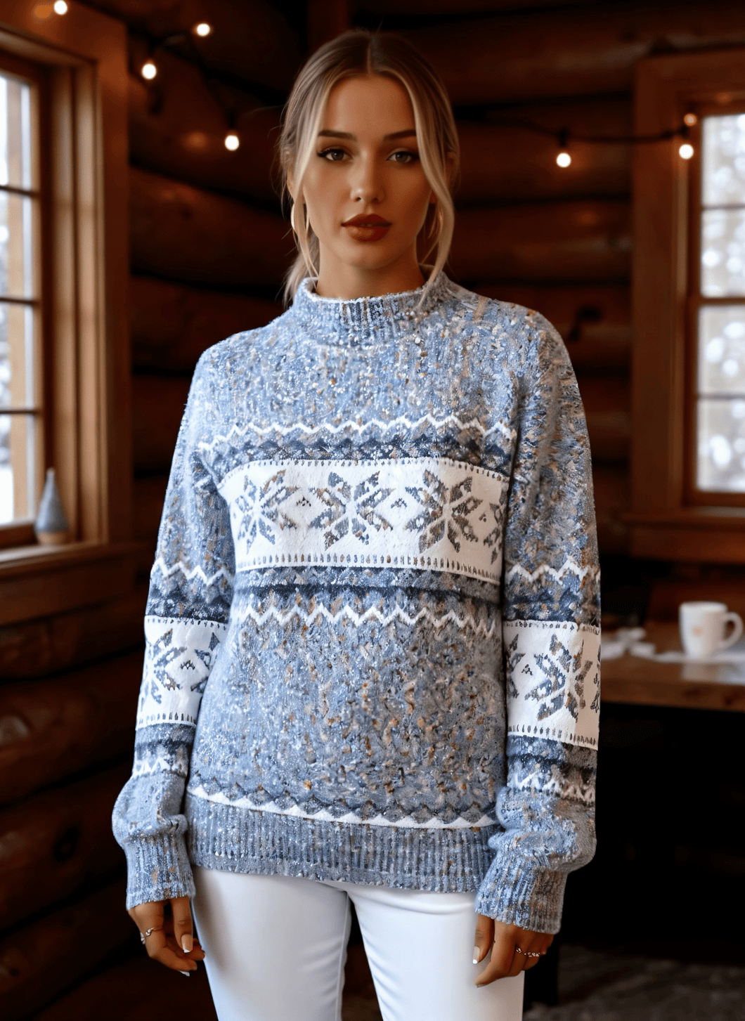 Snowed In Knit Sweater