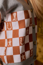 Load image into Gallery viewer, Western Checkered Sweater Vest
