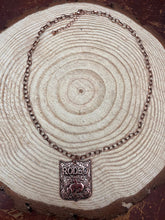 Load image into Gallery viewer, Western Rodeo Pendant Necklace (Brass color) - 22 inch + 3
