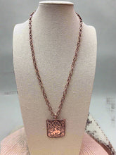 Load image into Gallery viewer, Western Rodeo Pendant Necklace (Brass color) - 22 inch + 3
