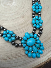 Load image into Gallery viewer, Western Squash Faux Statement Necklace - 21 inch
