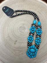 Load image into Gallery viewer, Western Squash Faux Statement Necklace - 21 inch
