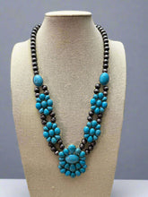 Load image into Gallery viewer, Western Squash Faux Statement Necklace - 21 inch
