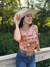 Load image into Gallery viewer, White Stone Faux Squash Blossom Necklace - 16 inch + 3
