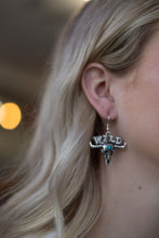 Load image into Gallery viewer, Wild Bull Skull Earrings - 1 1/2 inch drop

